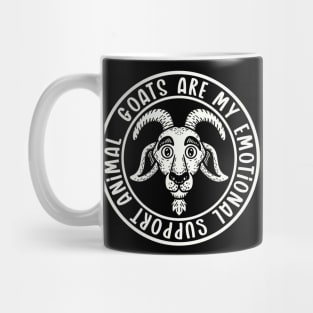 Emotional Support Goat (mono) Mug